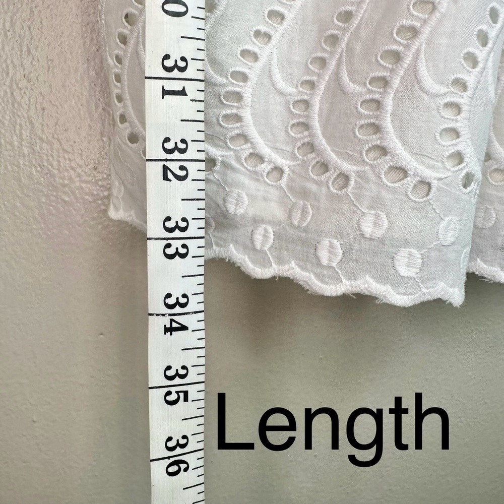 J Crew fit and flare dress with Rickrack trim in white Sz 00 - Picture 6 of 10